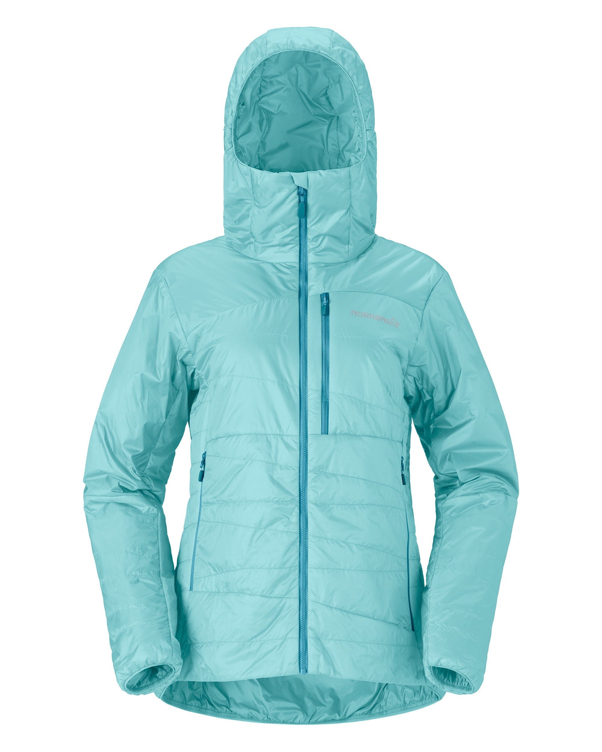 Falketind Thermo40 Zip Hood Womens - Aqua Haze