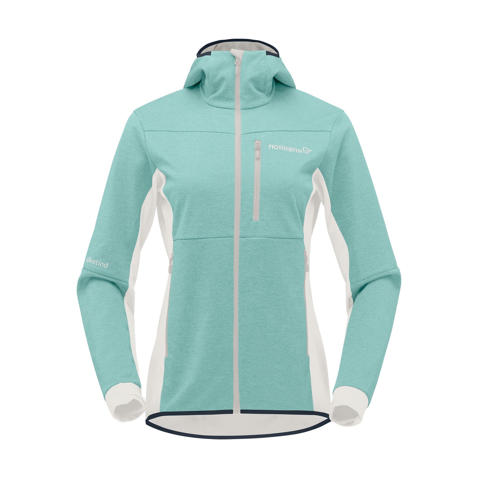 Falketind Warm2 Octa Hood Womens - Malachite Green