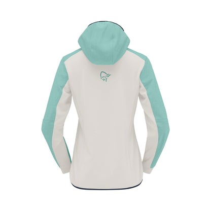 Falketind Warm2 Octa Hood Womens - Malachite Green