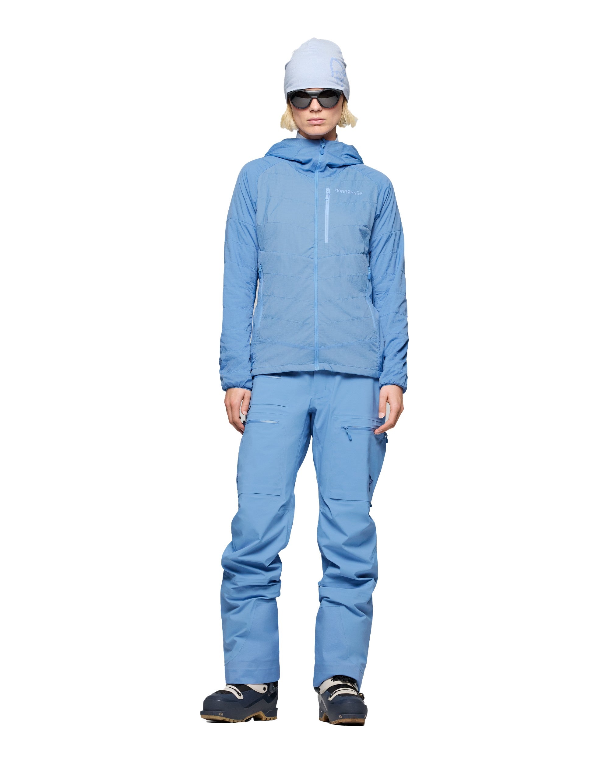 Lyngen Thermo100 Active Zip Hood Womens - Allure