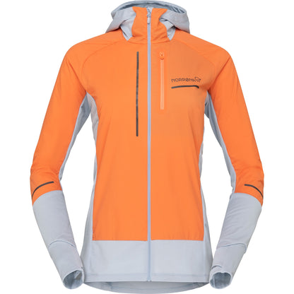 Senja Alpha90 Zip Hoody Womens - Flamingo