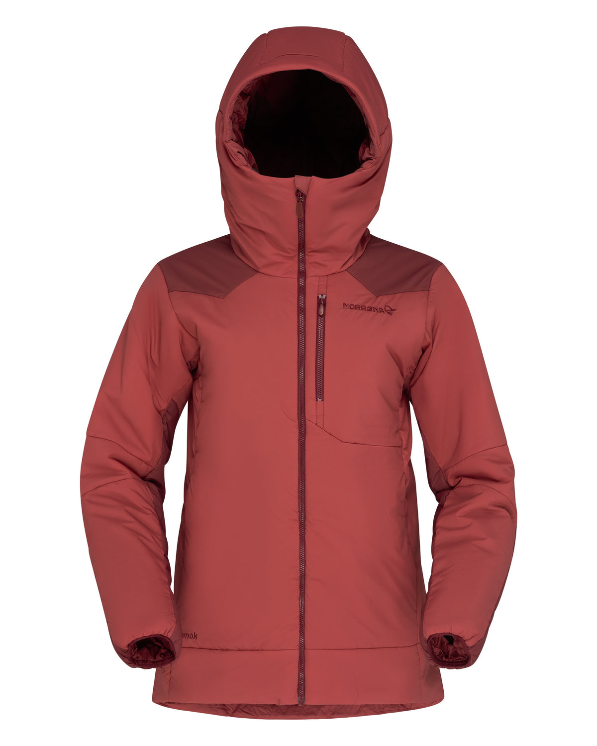Tamok Thermo80 Zip Hood Womens - Cowhide/Port