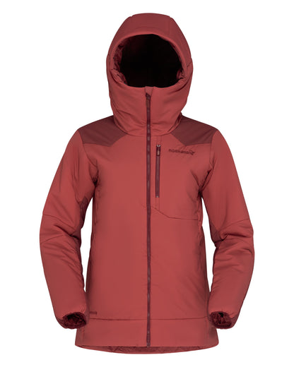 Tamok Thermo80 Zip Hood Womens - Cowhide/Port