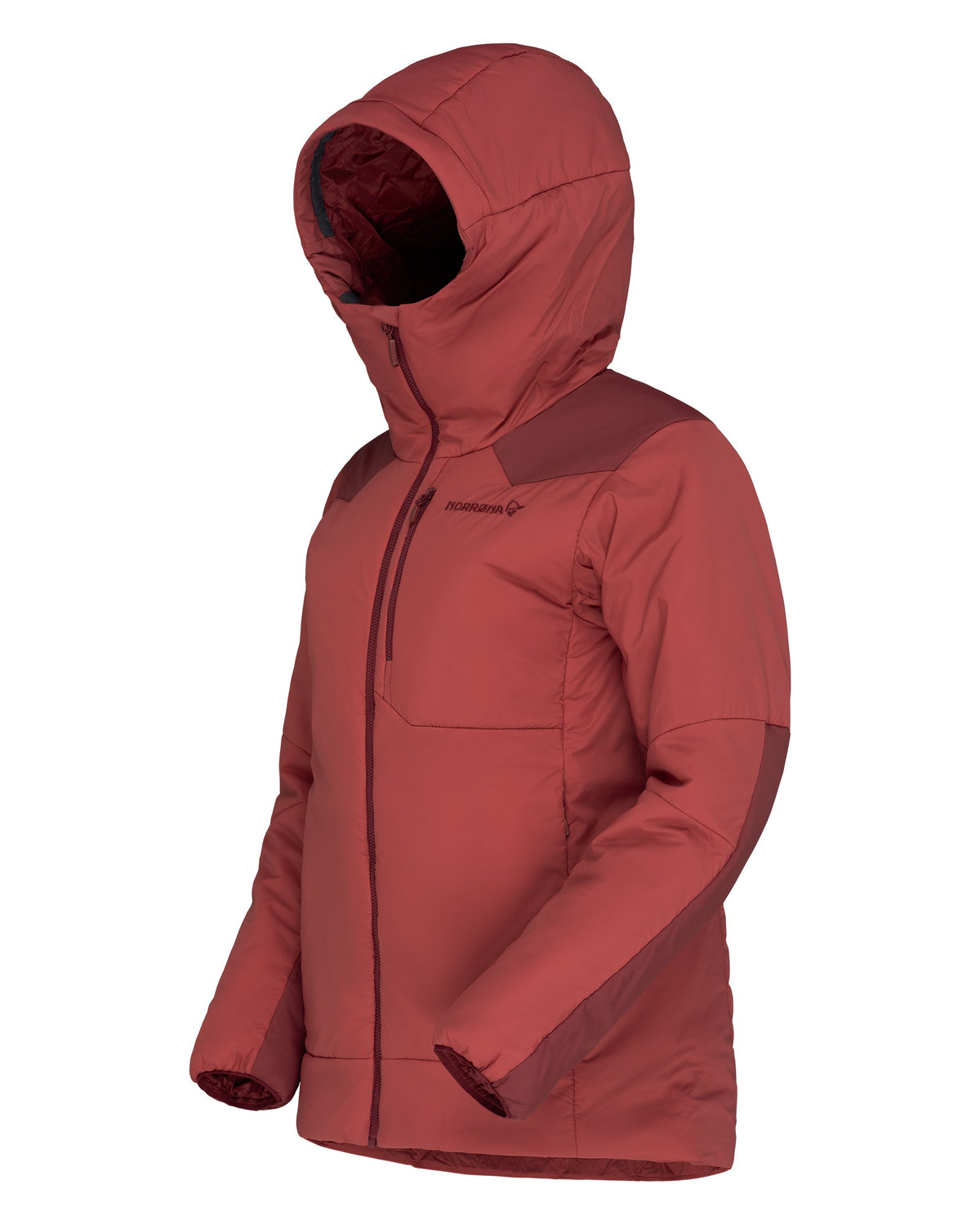 Tamok Thermo80 Zip Hood Womens - Cowhide/Port