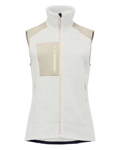 Trollveggen Warm3 Vest Womens - Whisper White/Oatmeal