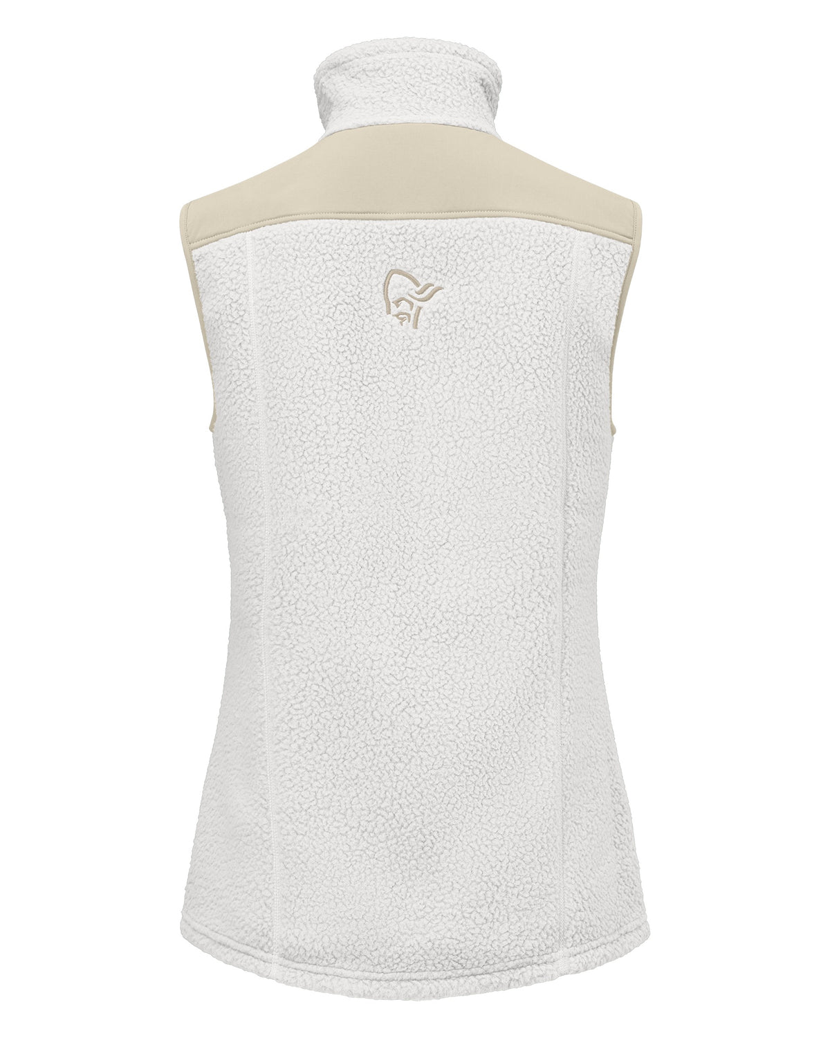 Trollveggen Warm3 Vest Womens - Whisper White/Oatmeal