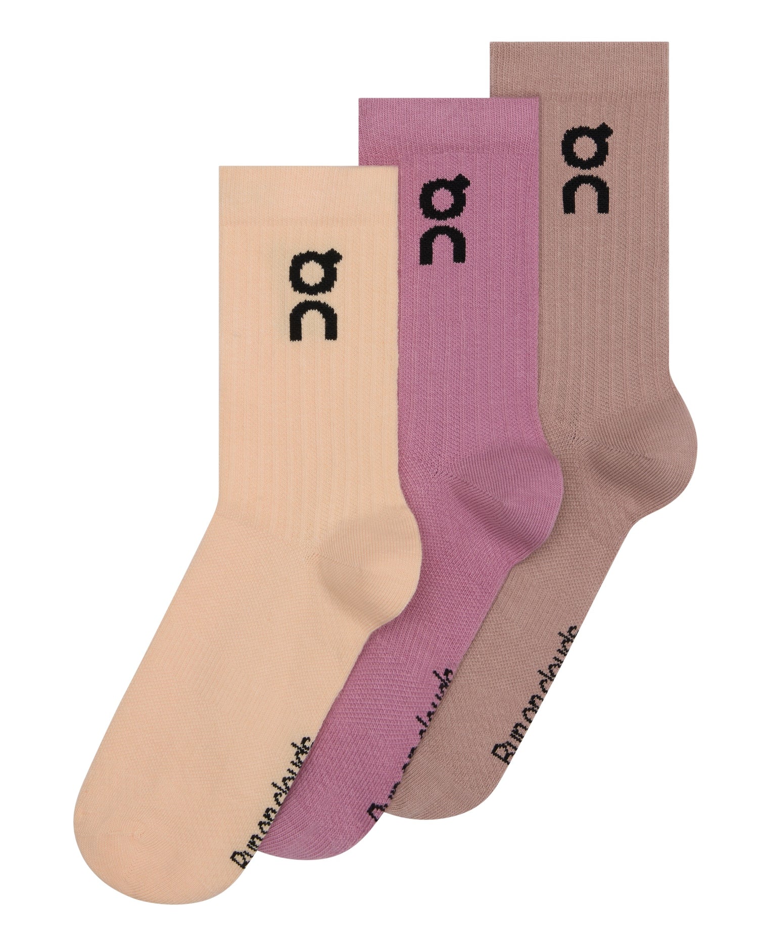 Logo Sock High 3pack - Sherbet/Rhodonite