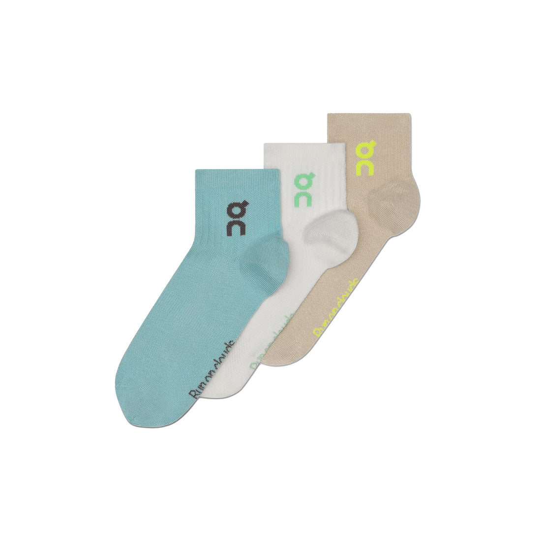 Logo Sock Mid 3 Pack - Desert/Wash