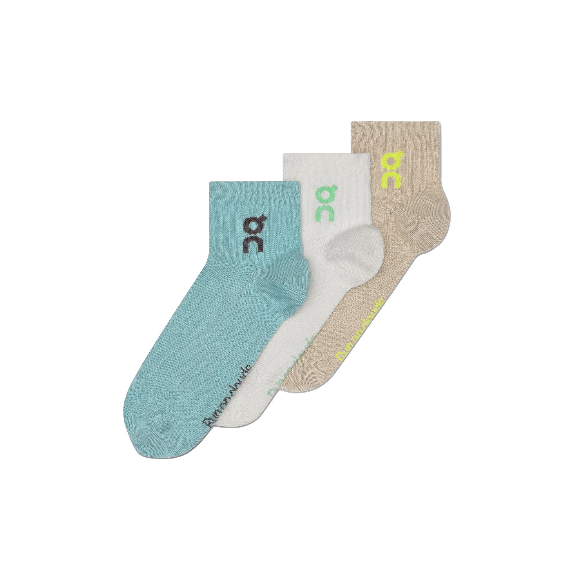 Logo Sock Mid 3 Pack - Desert/Wash