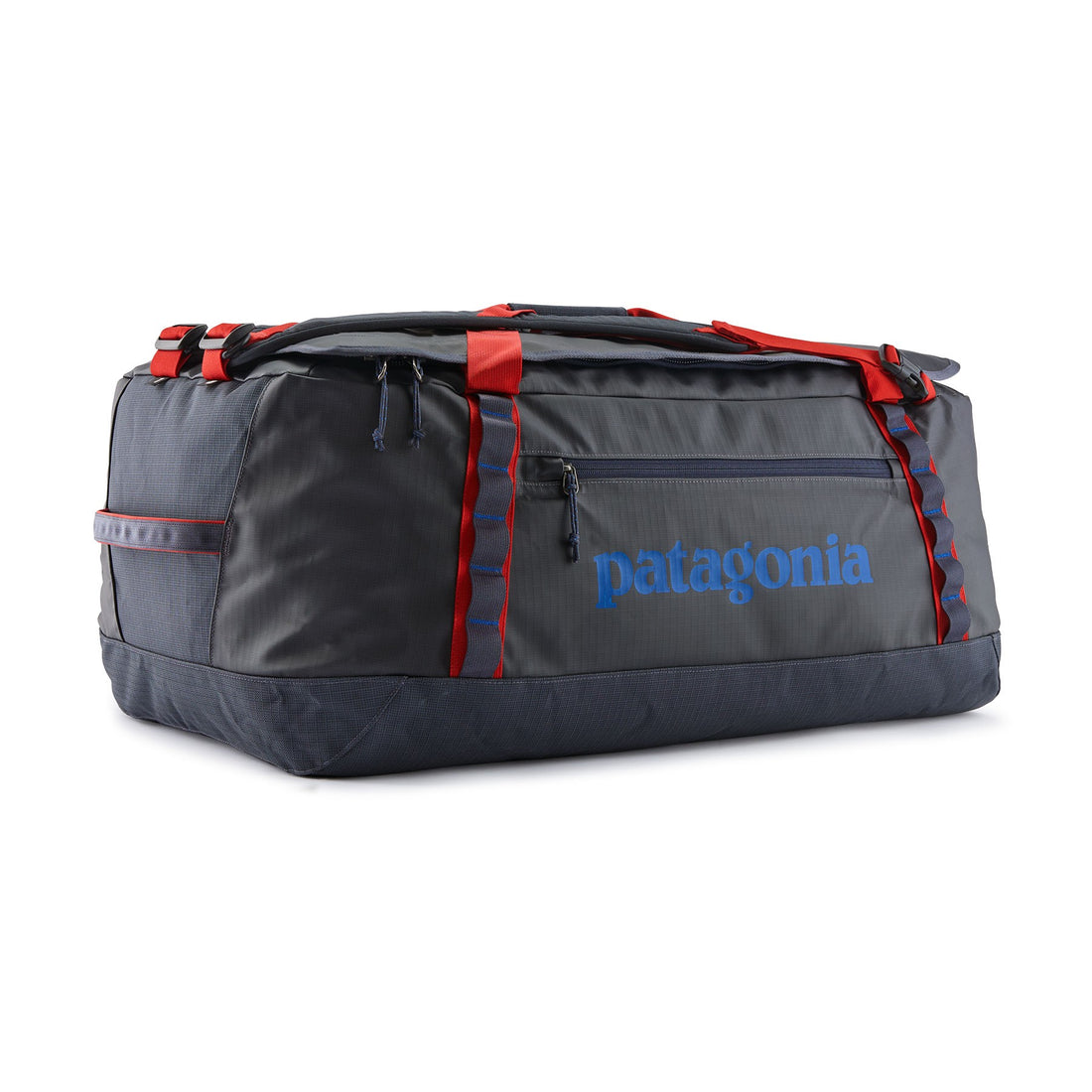 Black Hole Duffel 70L - Smolder Blue With Amanita Red