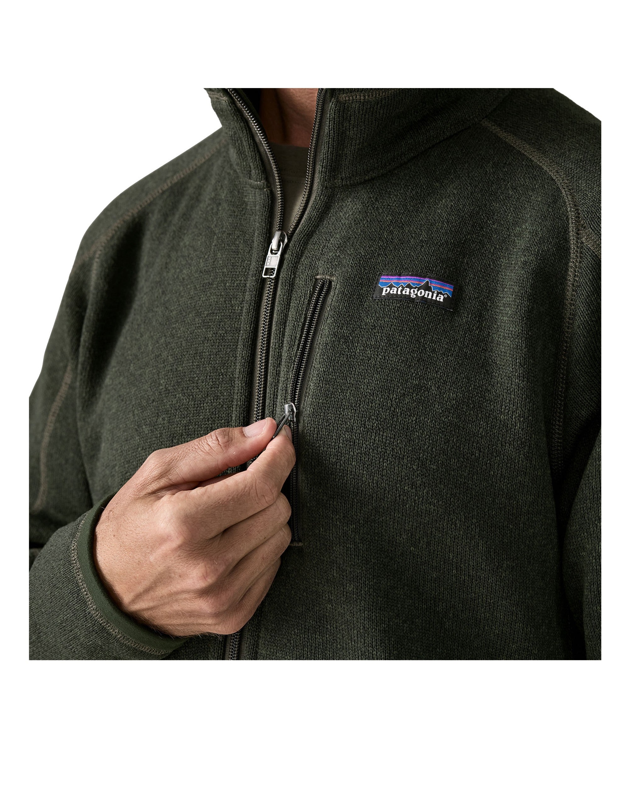 Better Sweater Jacket Mens - Old Growth Green