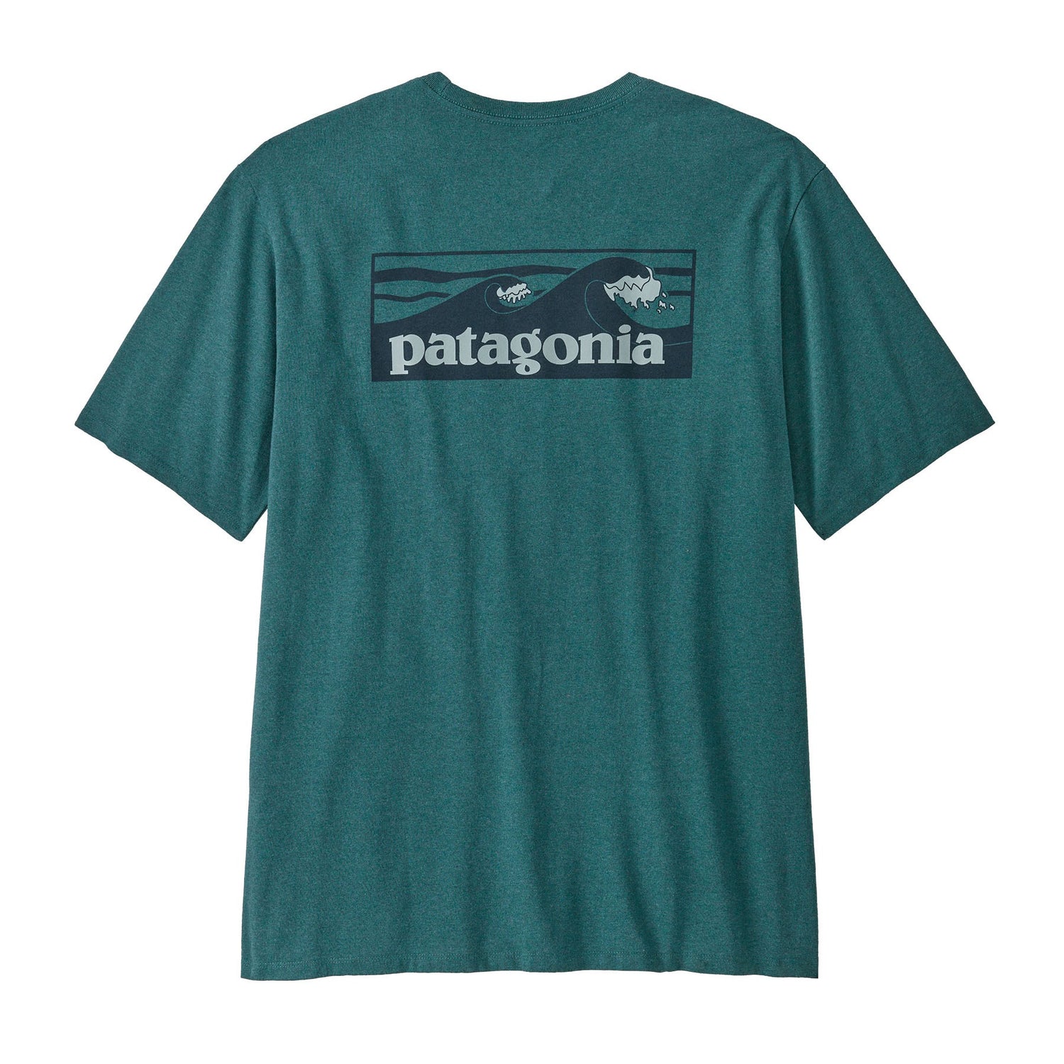 Boardshort Logo Pocket Responsibili-Tee Mens - Wetland Blue