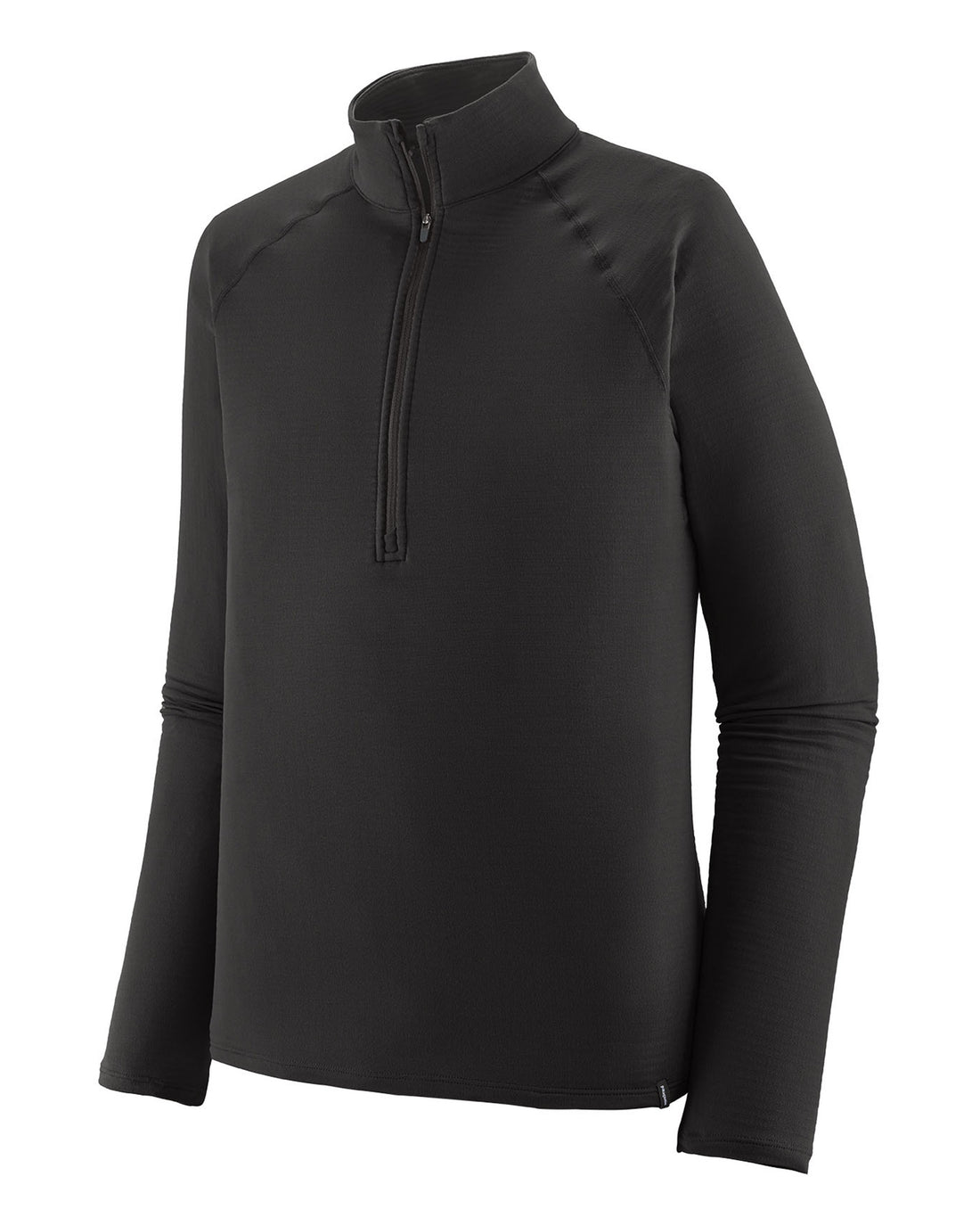 Capilene Thermal Weight Zip Neck Mens - Black
