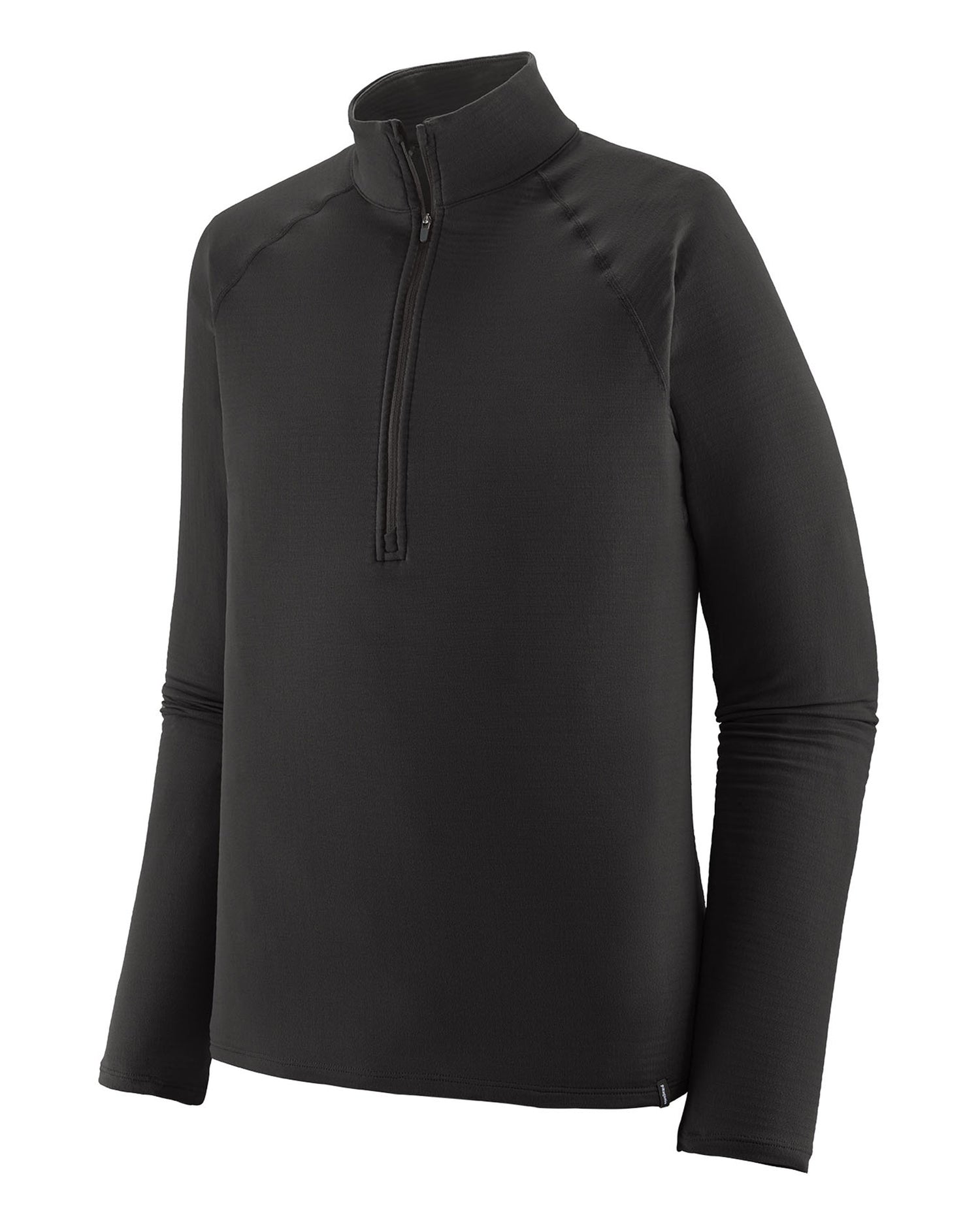 Capilene Thermal Weight Zip Neck Mens - Black