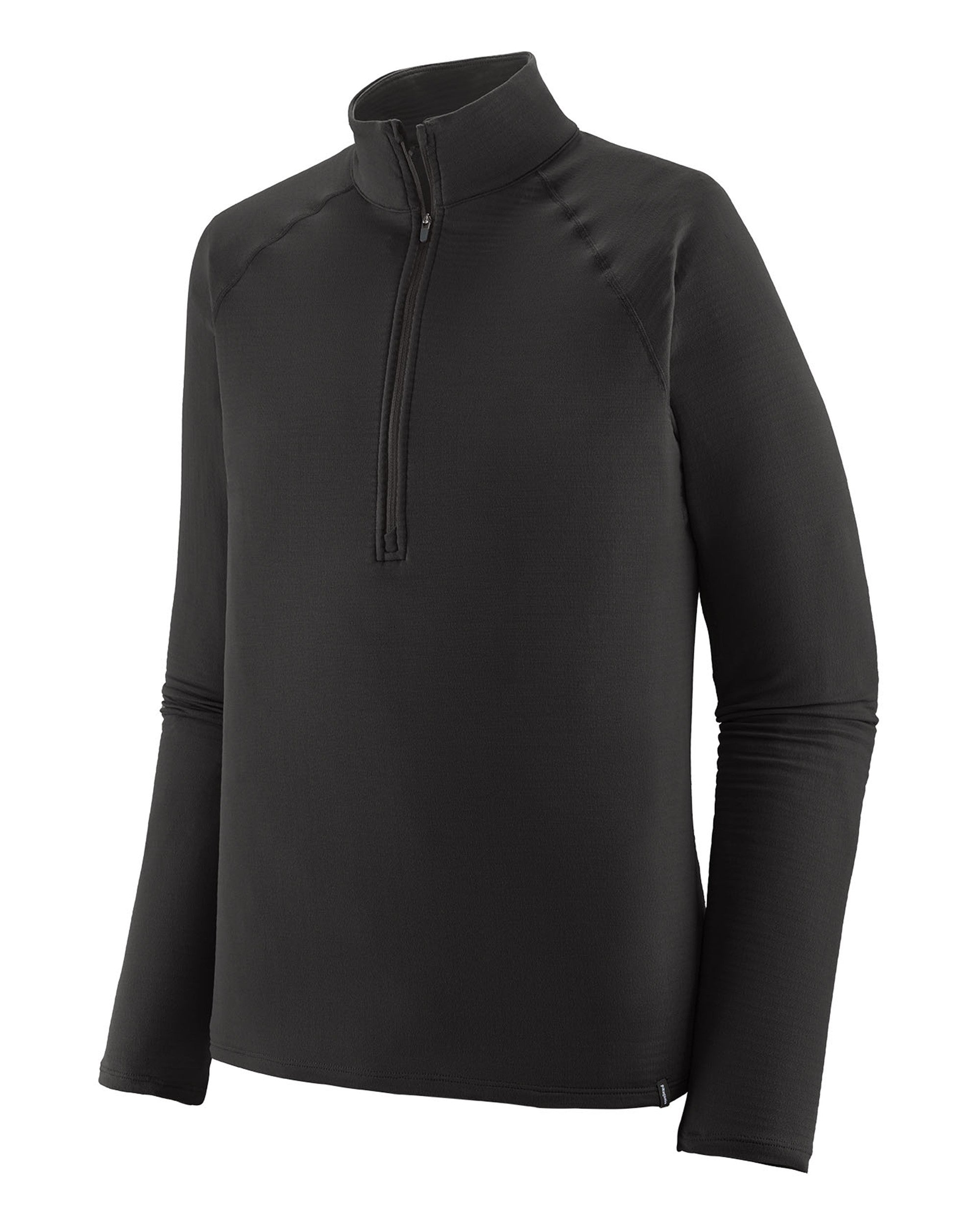Capilene Thermal Weight Zip Neck Mens - Black