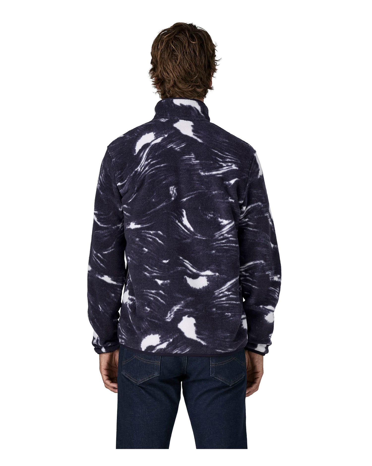 Lightweight Synchilla Snap-T Pullover Mens - Polar Breeze: Sunken Blue