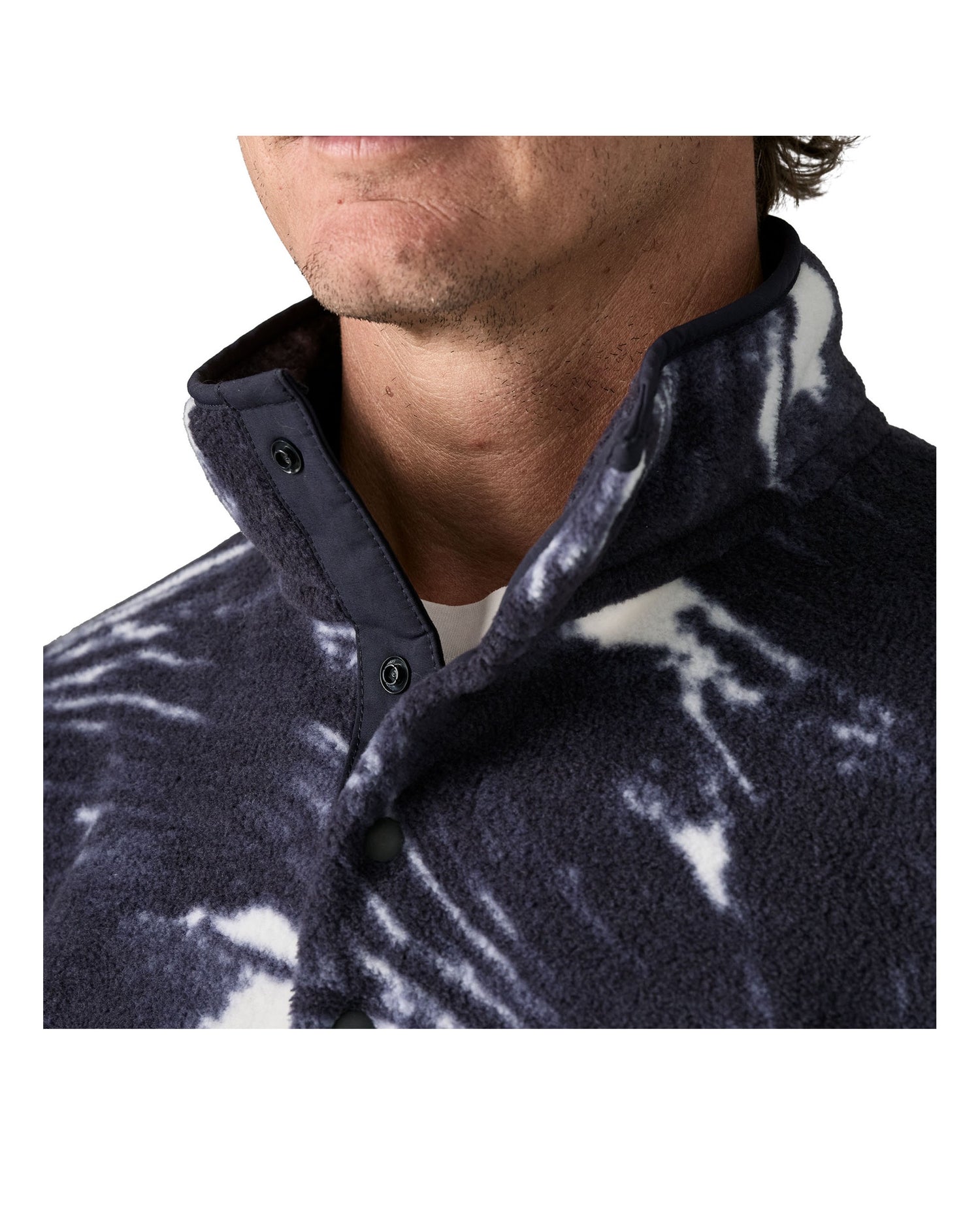 Lightweight Synchilla Snap-T Pullover Mens - Polar Breeze: Sunken Blue