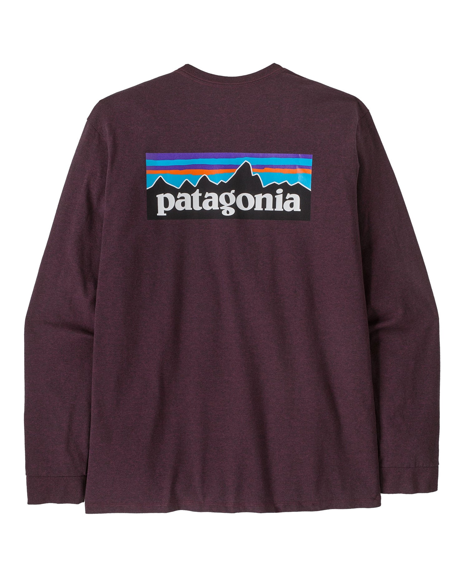 Long Sleeve P-6 Logo Responsibili-Tee Mens - Berry Fig