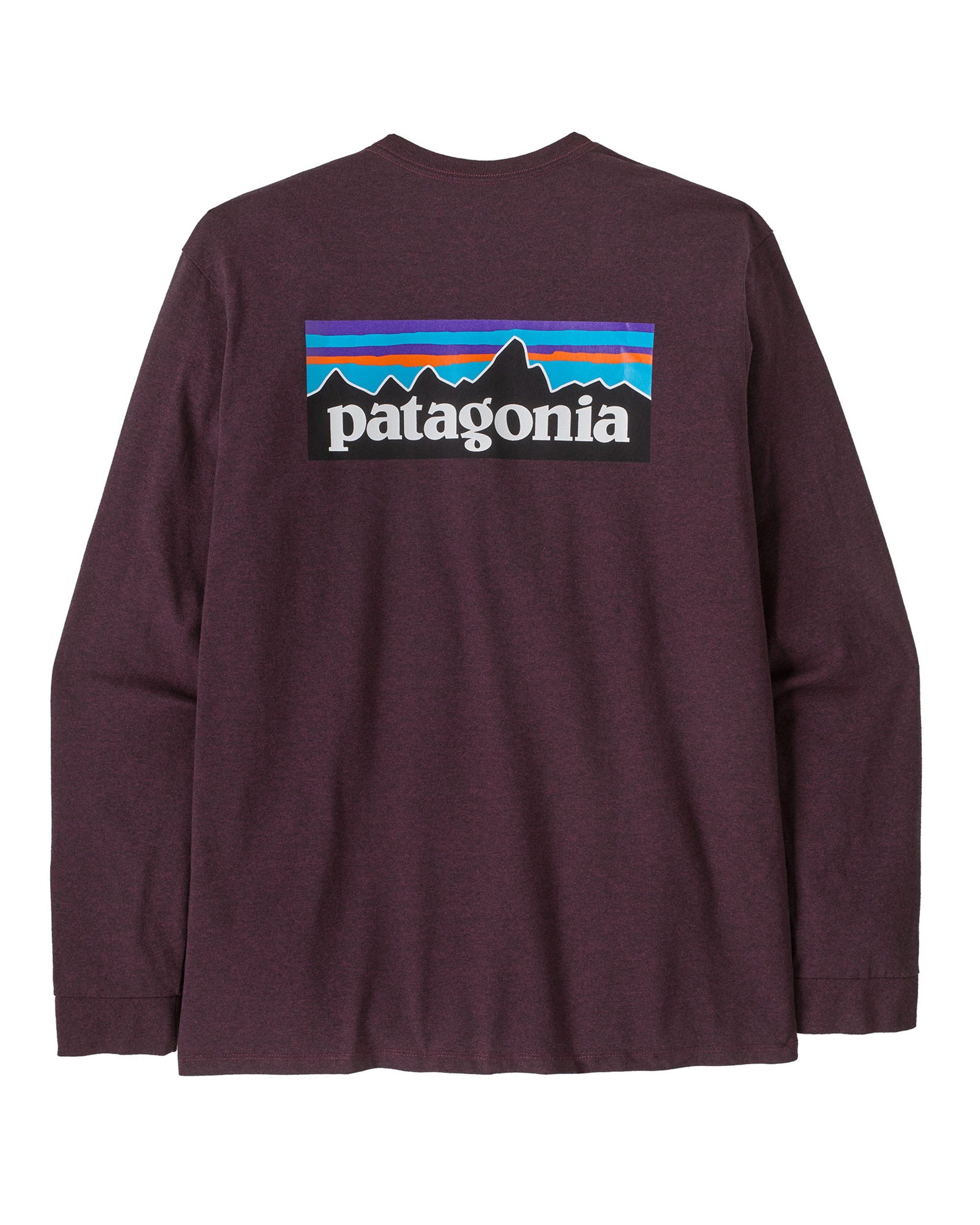 Long Sleeve P-6 Logo Responsibili-Tee Mens - Berry Fig