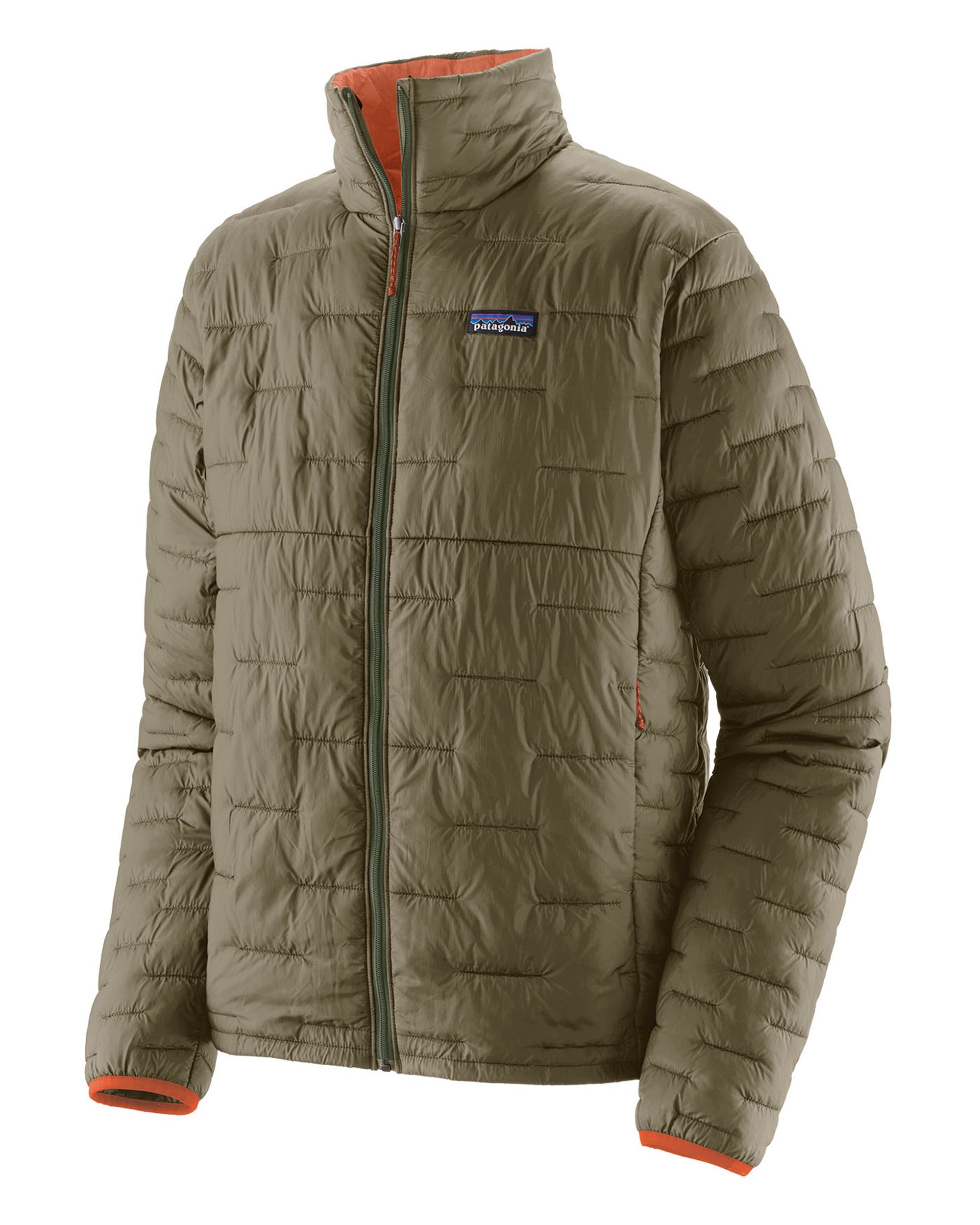 Micro Puff Jacket Mens - Basin Green