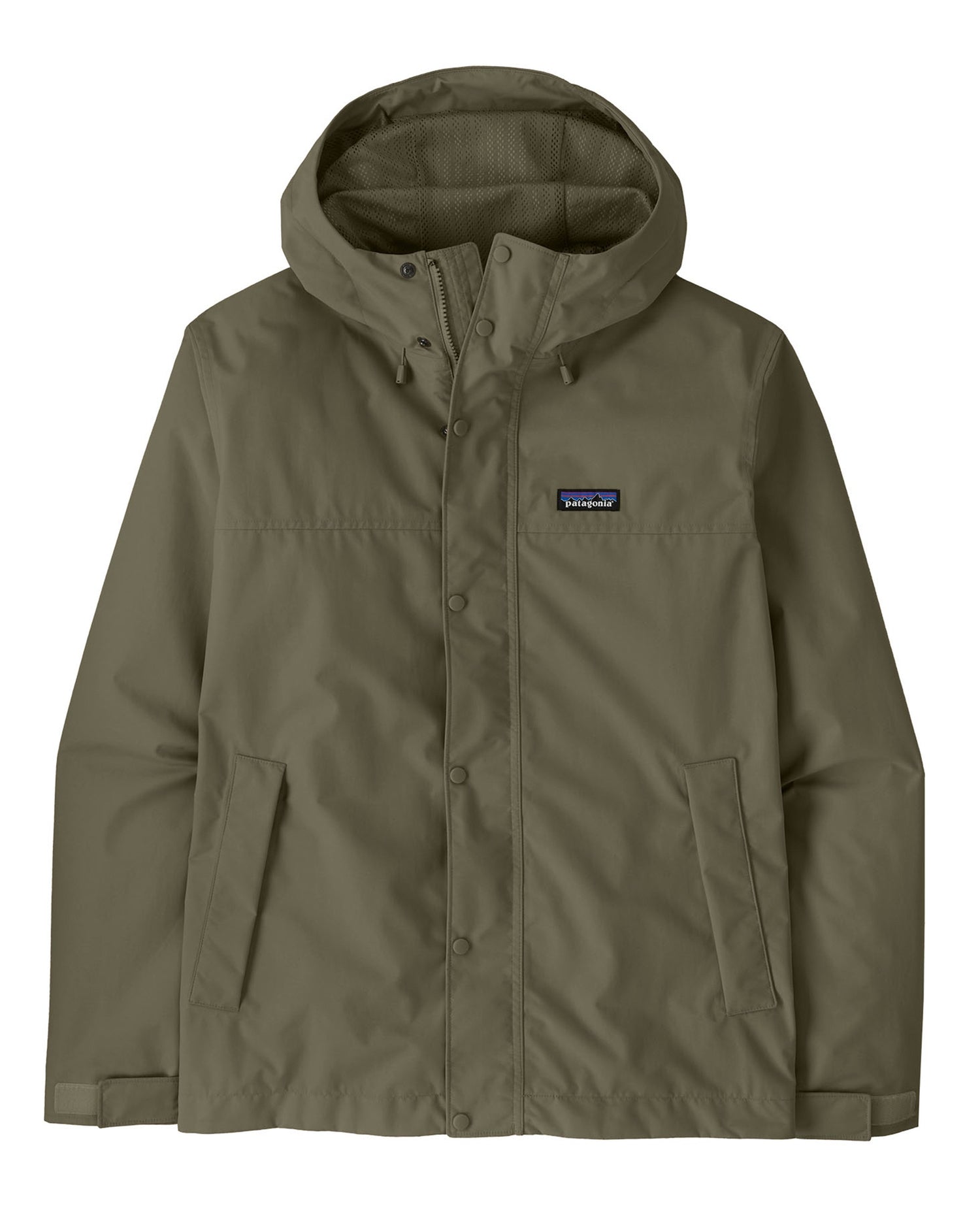 Outdoor Everyday Rain Jacket Mens - Basin Green