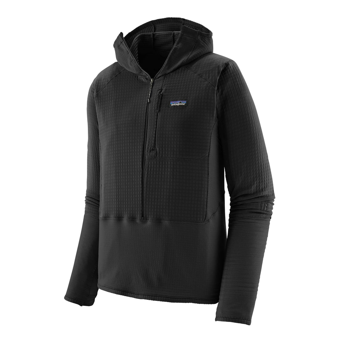 R1 Pullover Hoody Mens - Black
