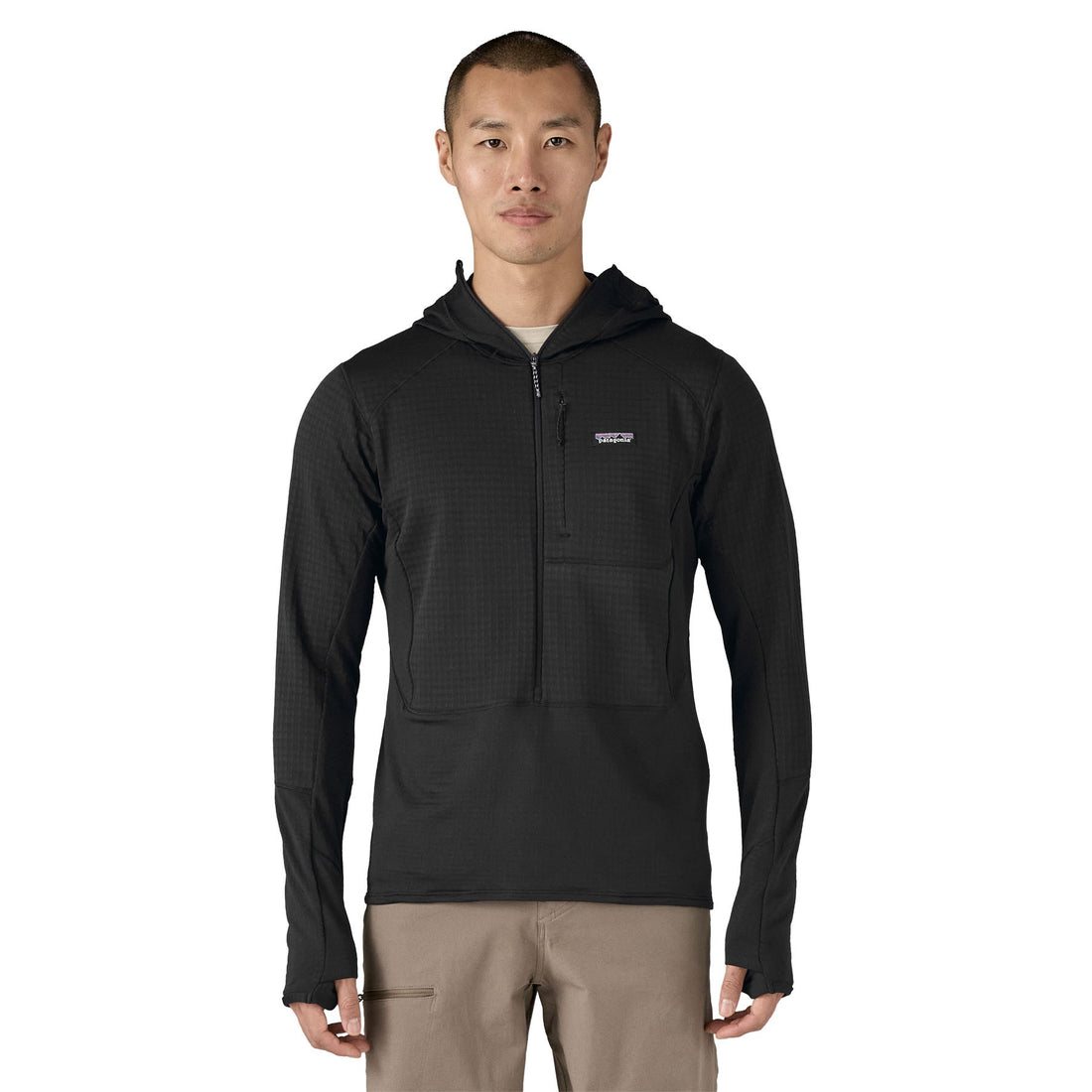 R1 Pullover Hoody Mens - Black