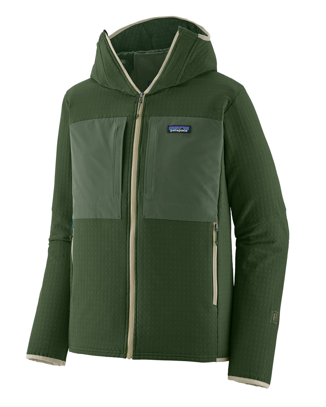 R2 Techface Hoody Mens - Treeline Green