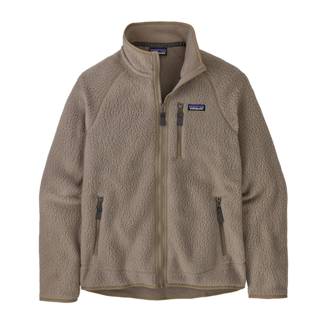 Retro Pile Jacket Mens - Seabird Grey