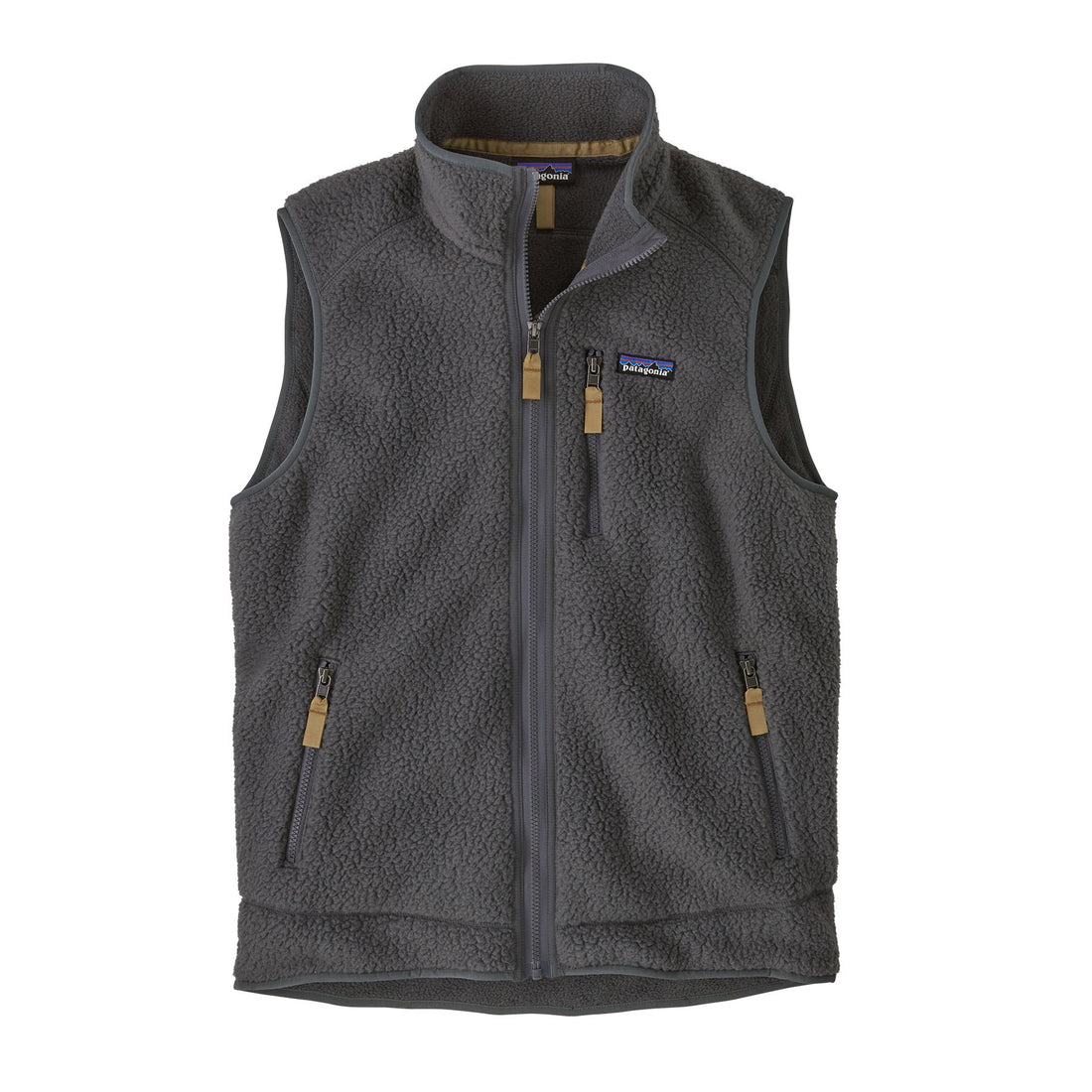 Retro Pile Vest Mens - Forge Grey