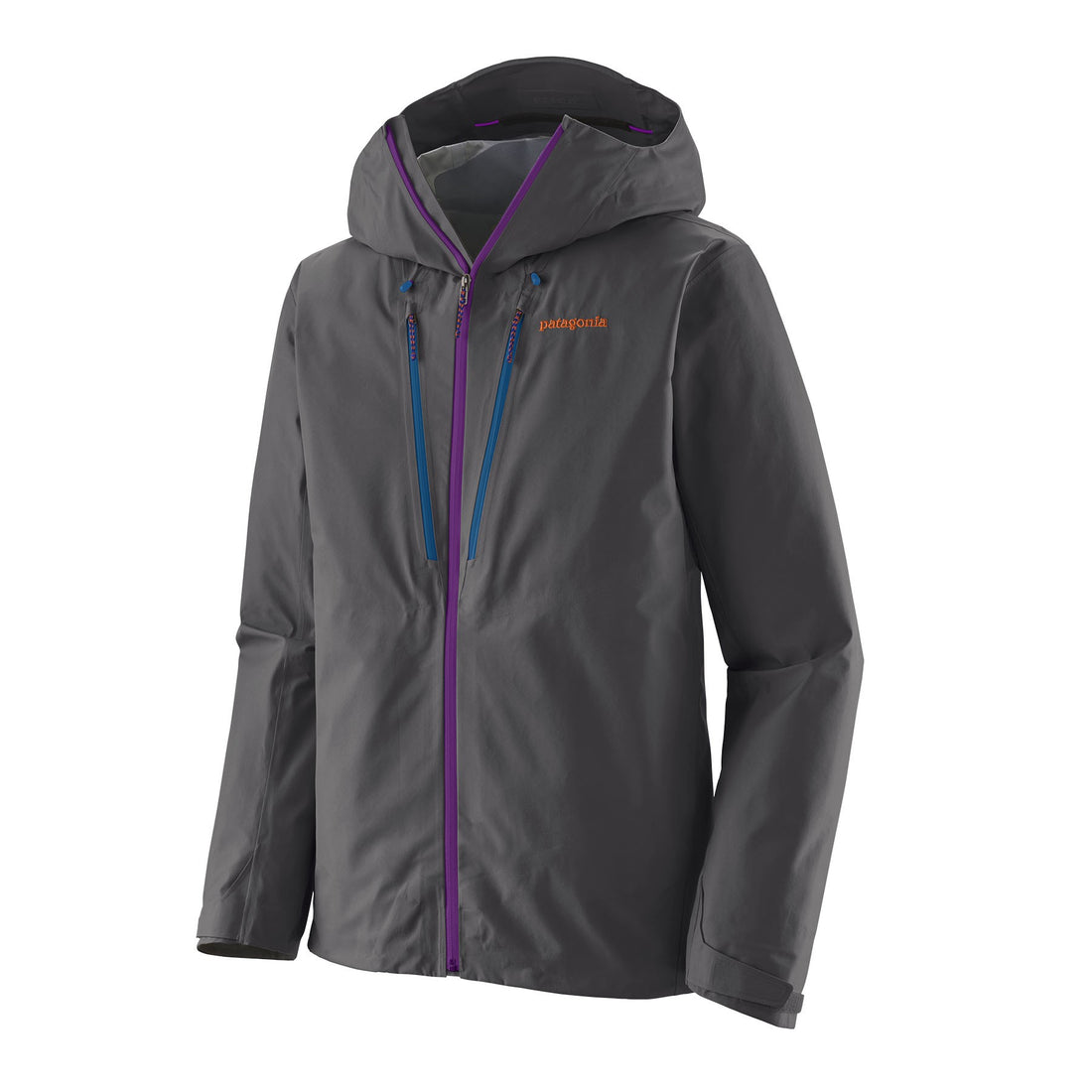 Triolet Jacket Mens - Forge Grey With P-6 Blue
