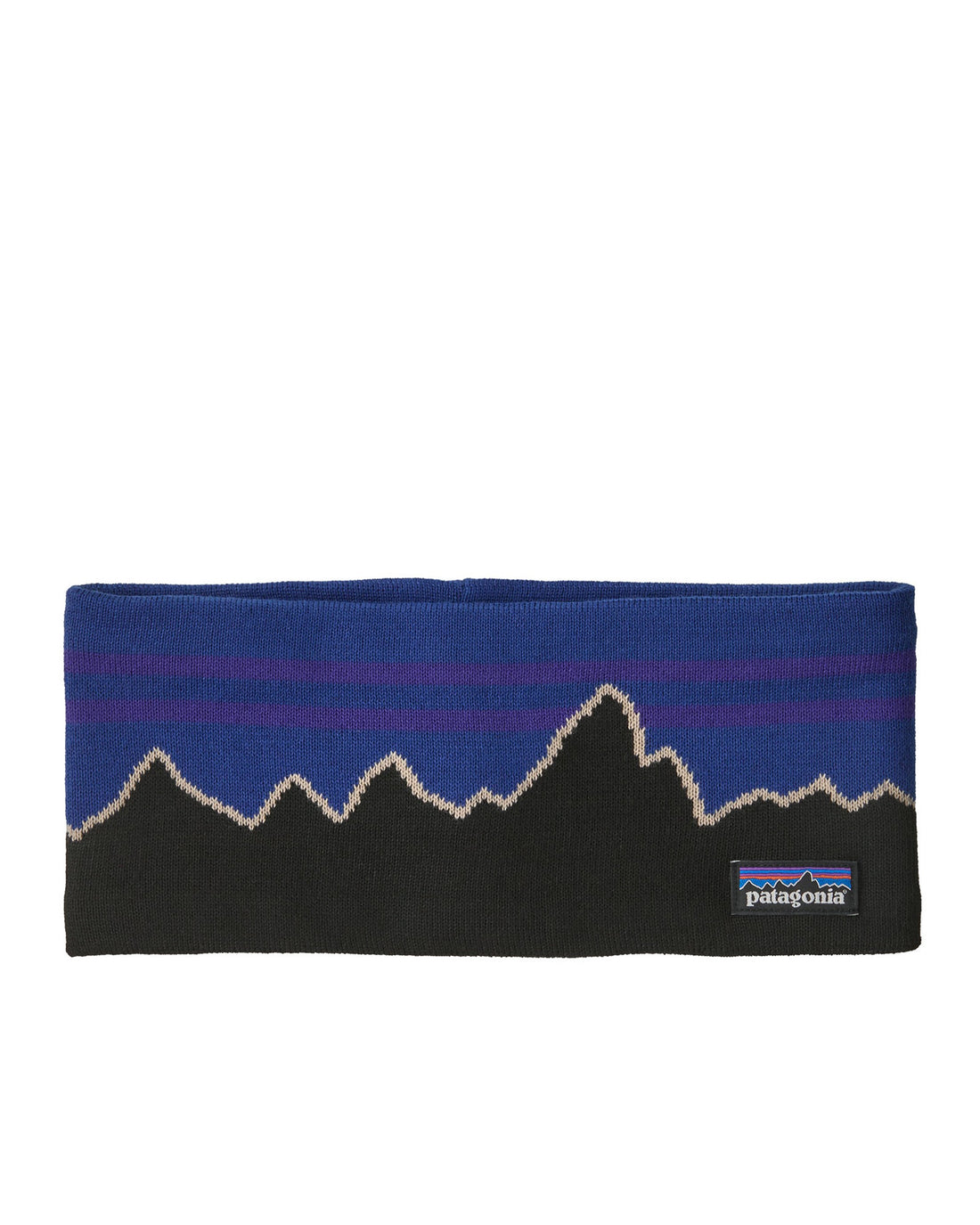Powder Town Headband - Classic Fitz Roy: P-6 Blue