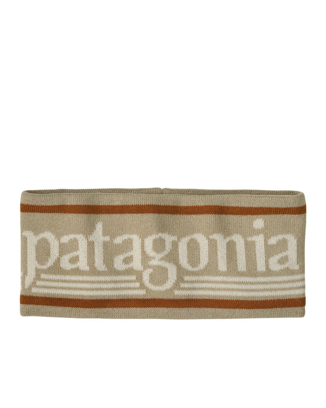 Powder Town Headband - Hut Tripper Logo: Weathered Stone