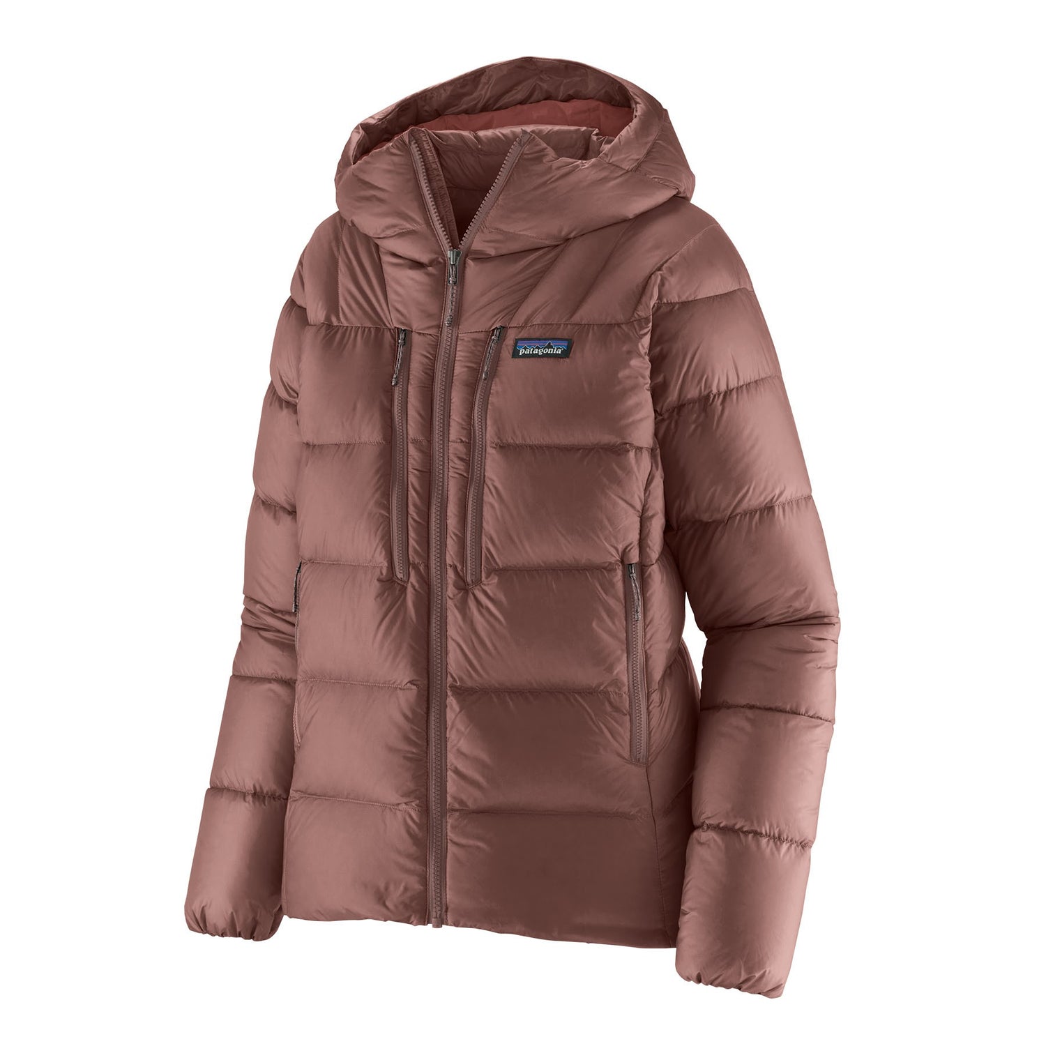 The Epicentre Patagonia Fitz Roy Down Hoody in Dulse Mauve
