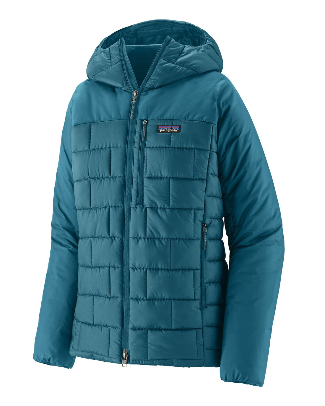 Hi-Loft Nano Puff Hoody Womens - Glacial Blue