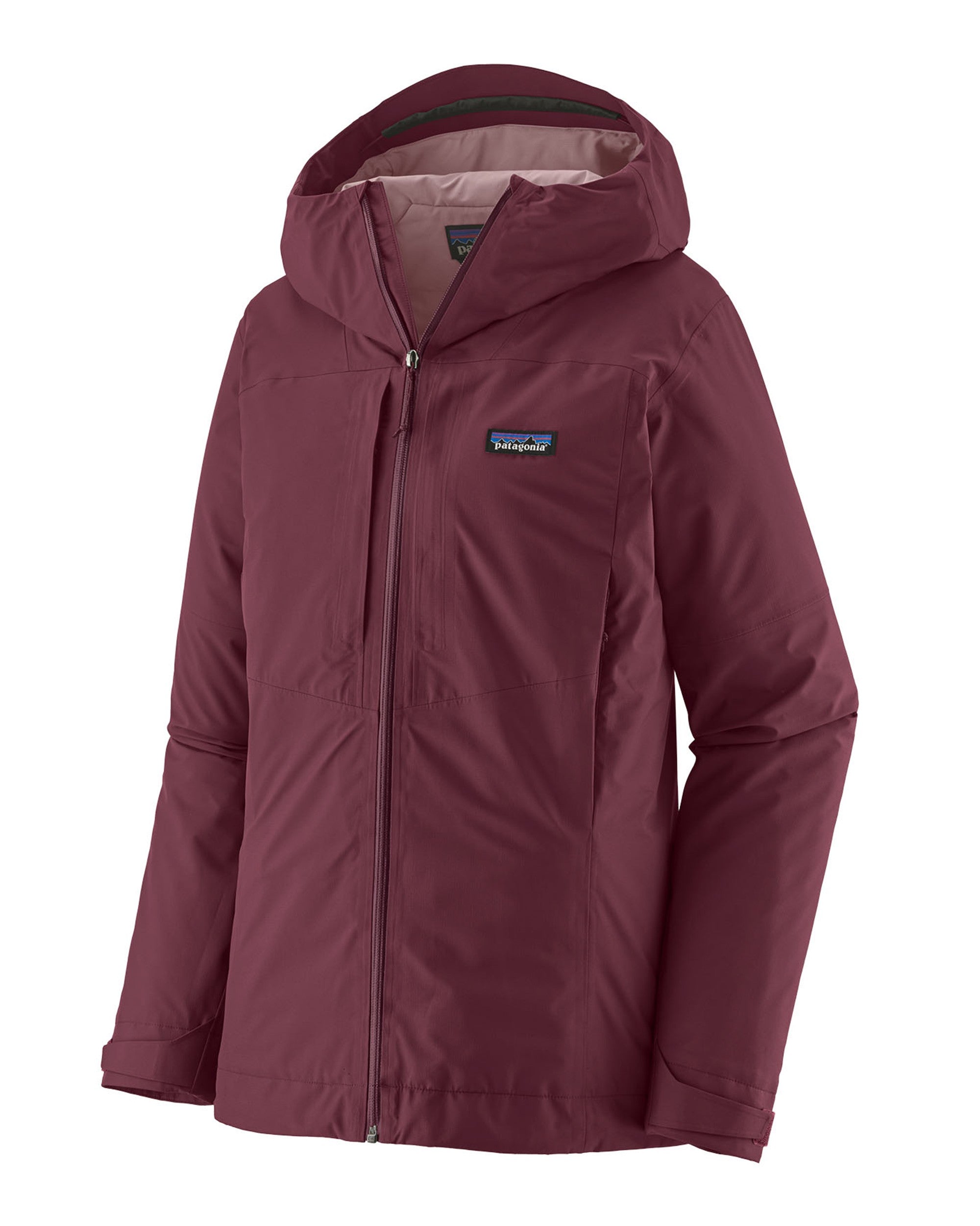 Insulated Boulder Fork Rain Jacket Womens - Berry Fig