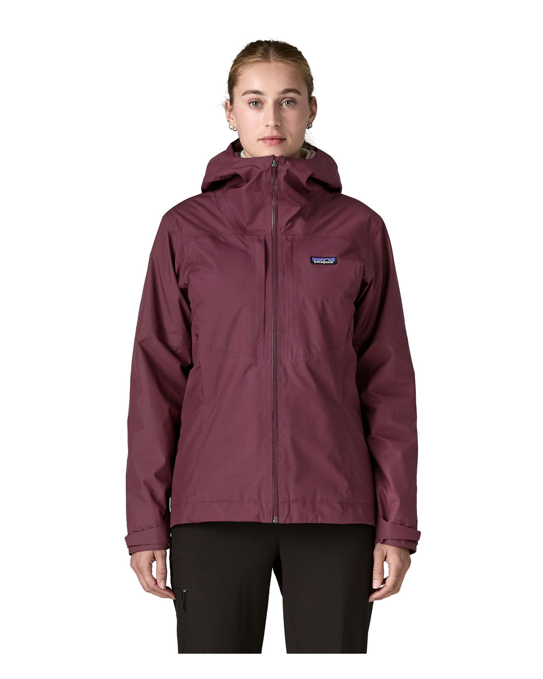 Insulated Boulder Fork Rain Jacket Womens - Berry Fig