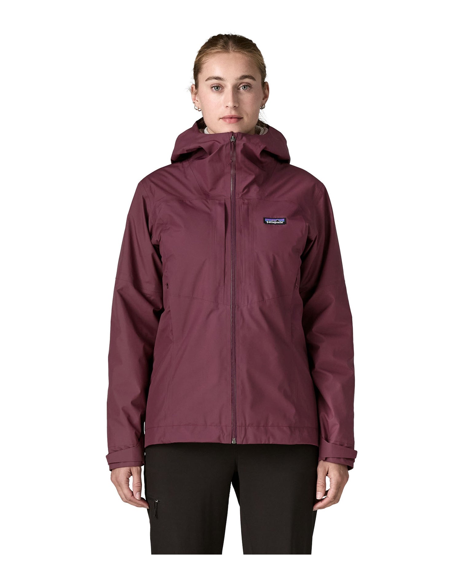Insulated Boulder Fork Rain Jacket Womens - Berry Fig