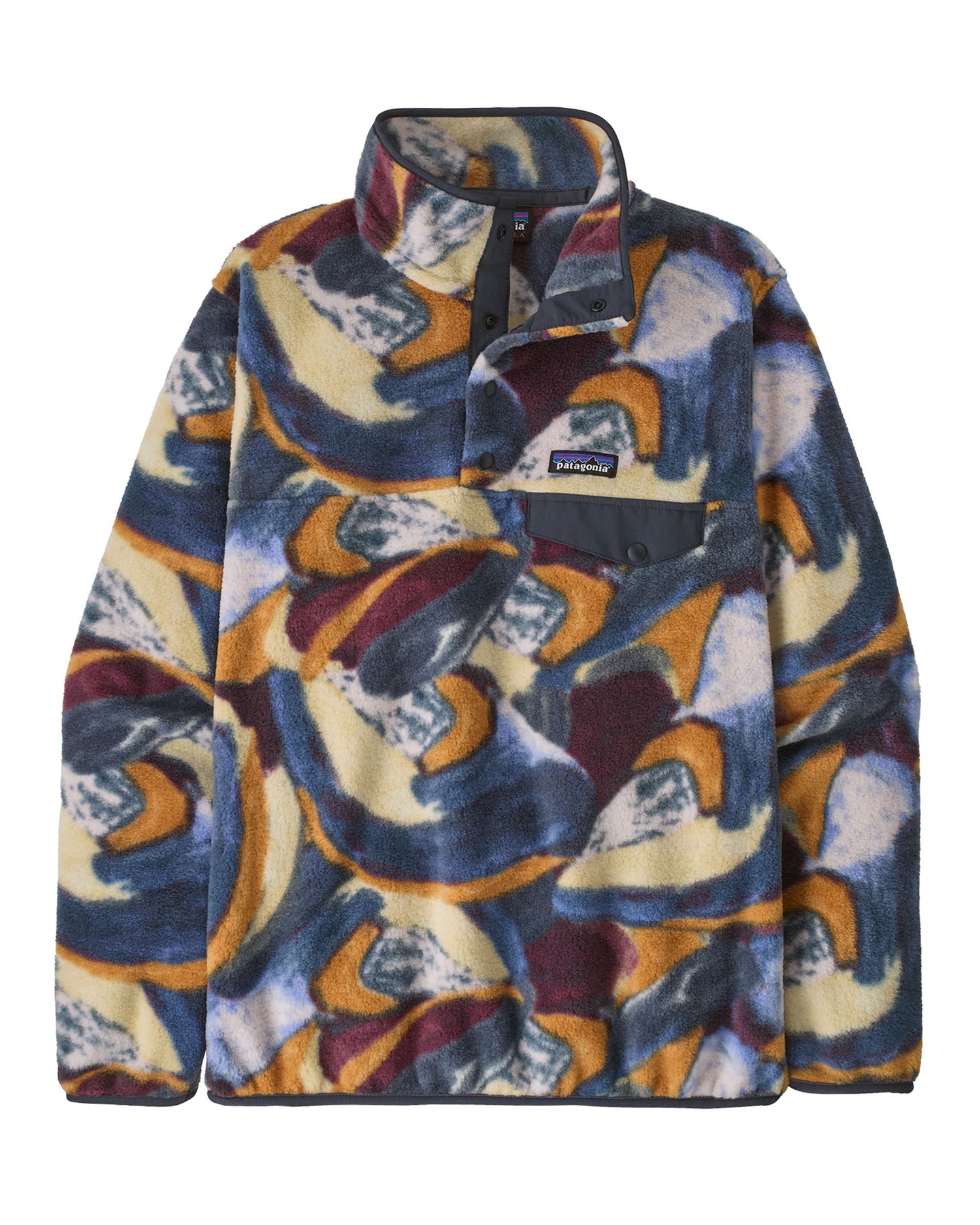 Lightweight Synchilla Snap-T Pullover Womens - Smudge: Smolder Blue
