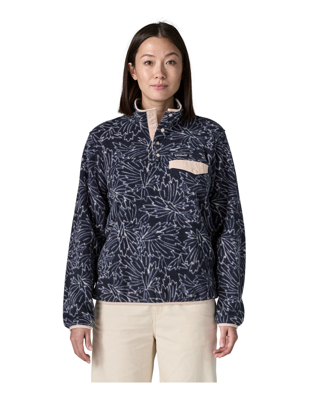 Lightweight Synchilla Snap-T Pullover Womens - Saxifrage: Sunken Blue
