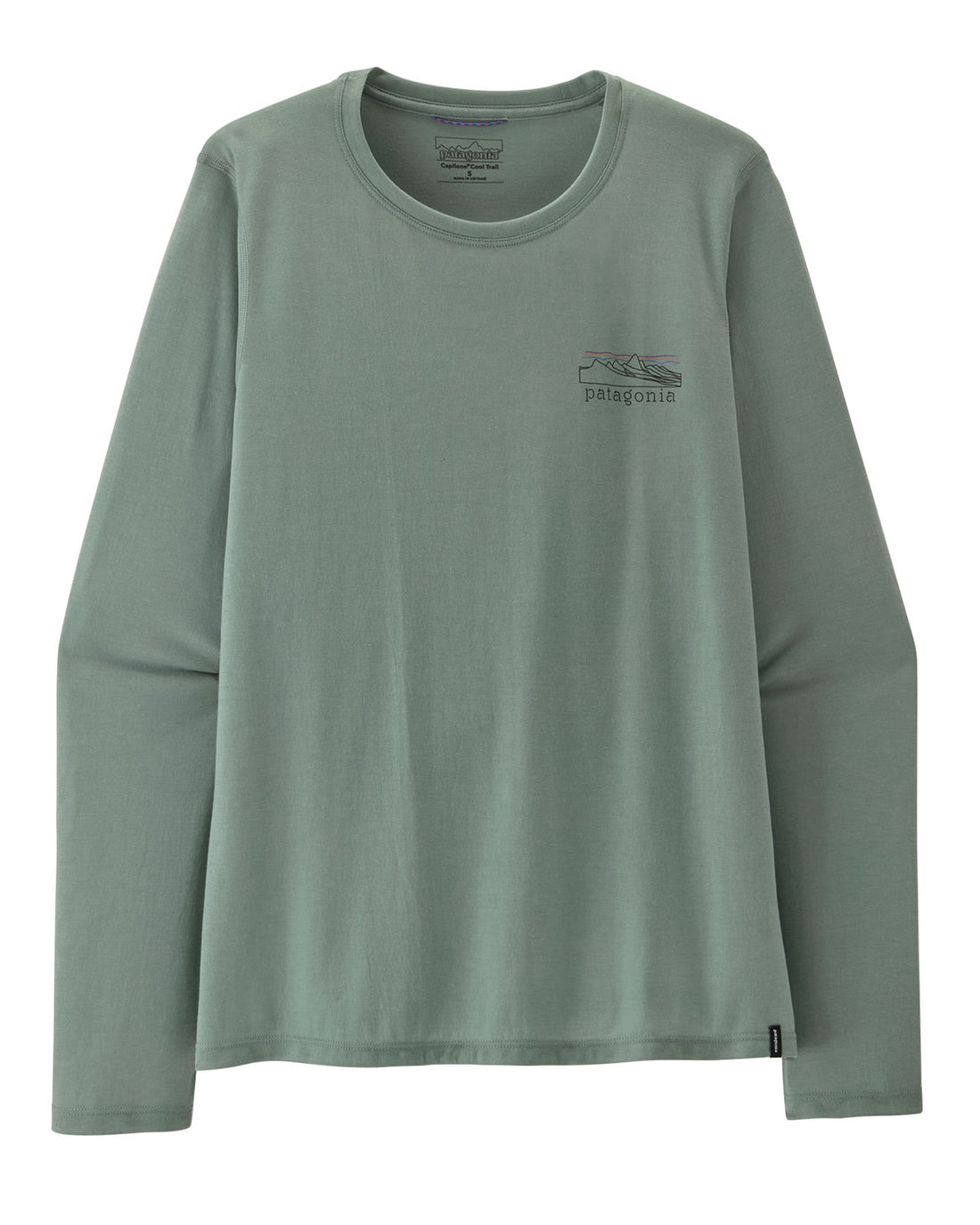 Long Sleeve Capilene Cool Trail Shirt Stratapeaks Womens - Cover Green
