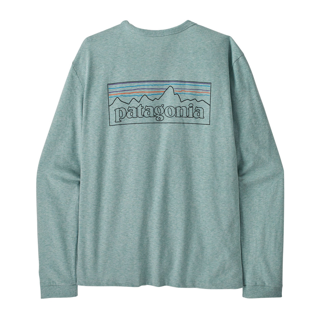 Long Sleeve P-6 Logo Responsibili-Tee Womens - P-6 Outline: Virtually Blue