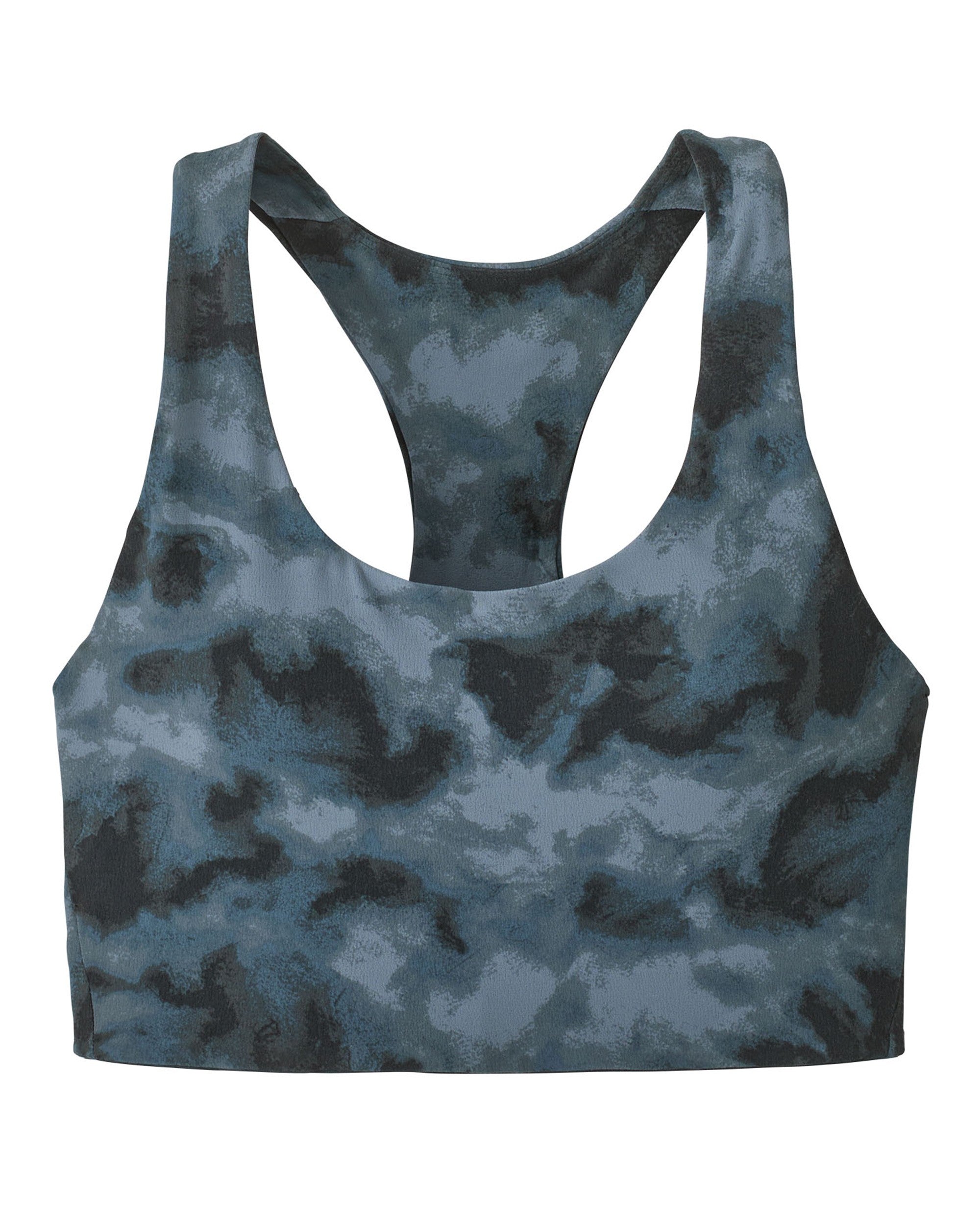 Maipo Mid Impact Bra Womens - Sastrugi: Summit Blue