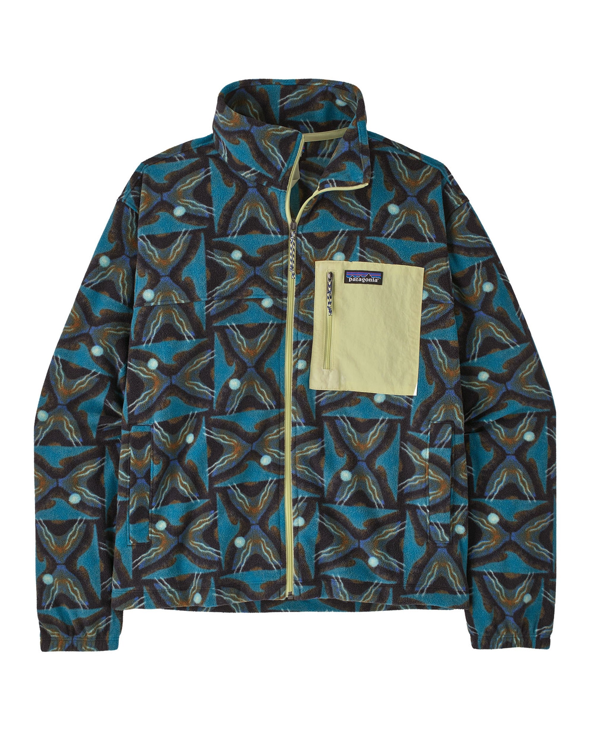 Micro D Patch Pocket Jacket Womens - Deep Freeze: Black