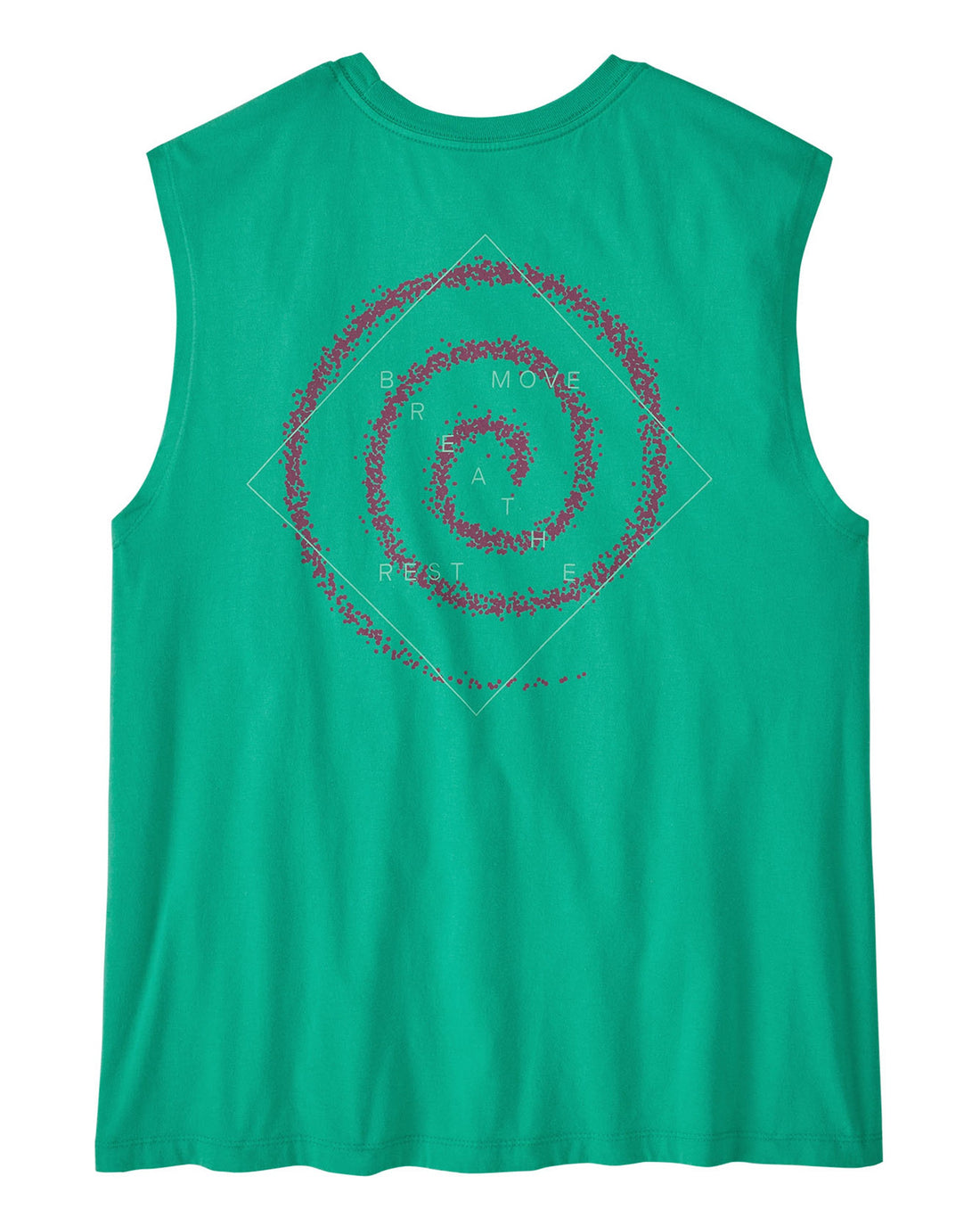 Multi-Pitch Boxy Tank - Aqua Stone