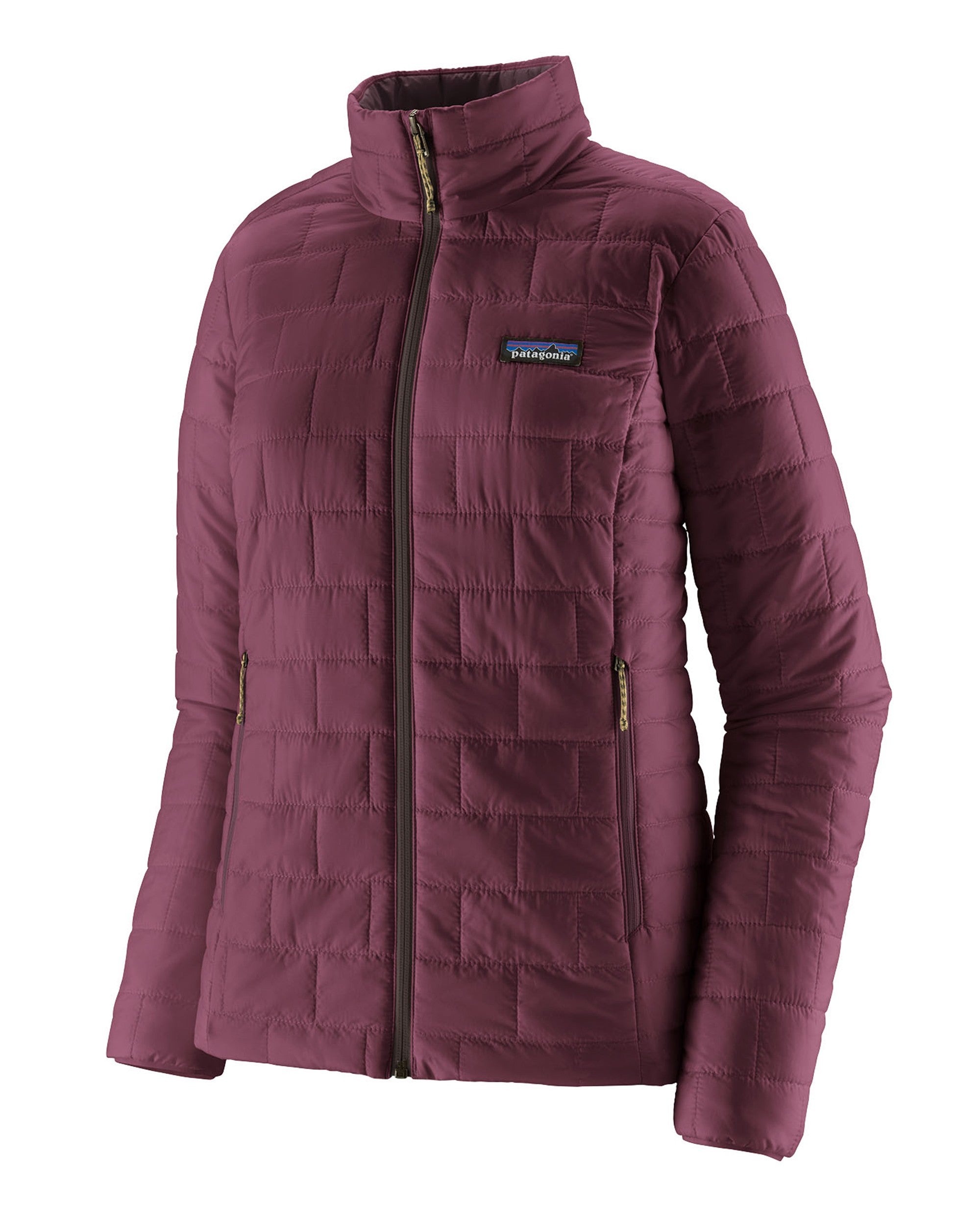 Nano Puff Jacket Womens - Berry Fig