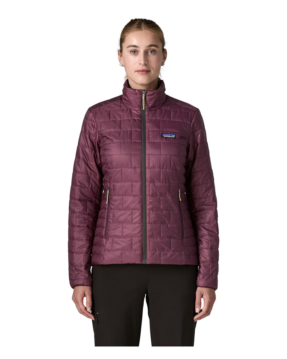 Nano Puff Jacket Womens - Berry Fig
