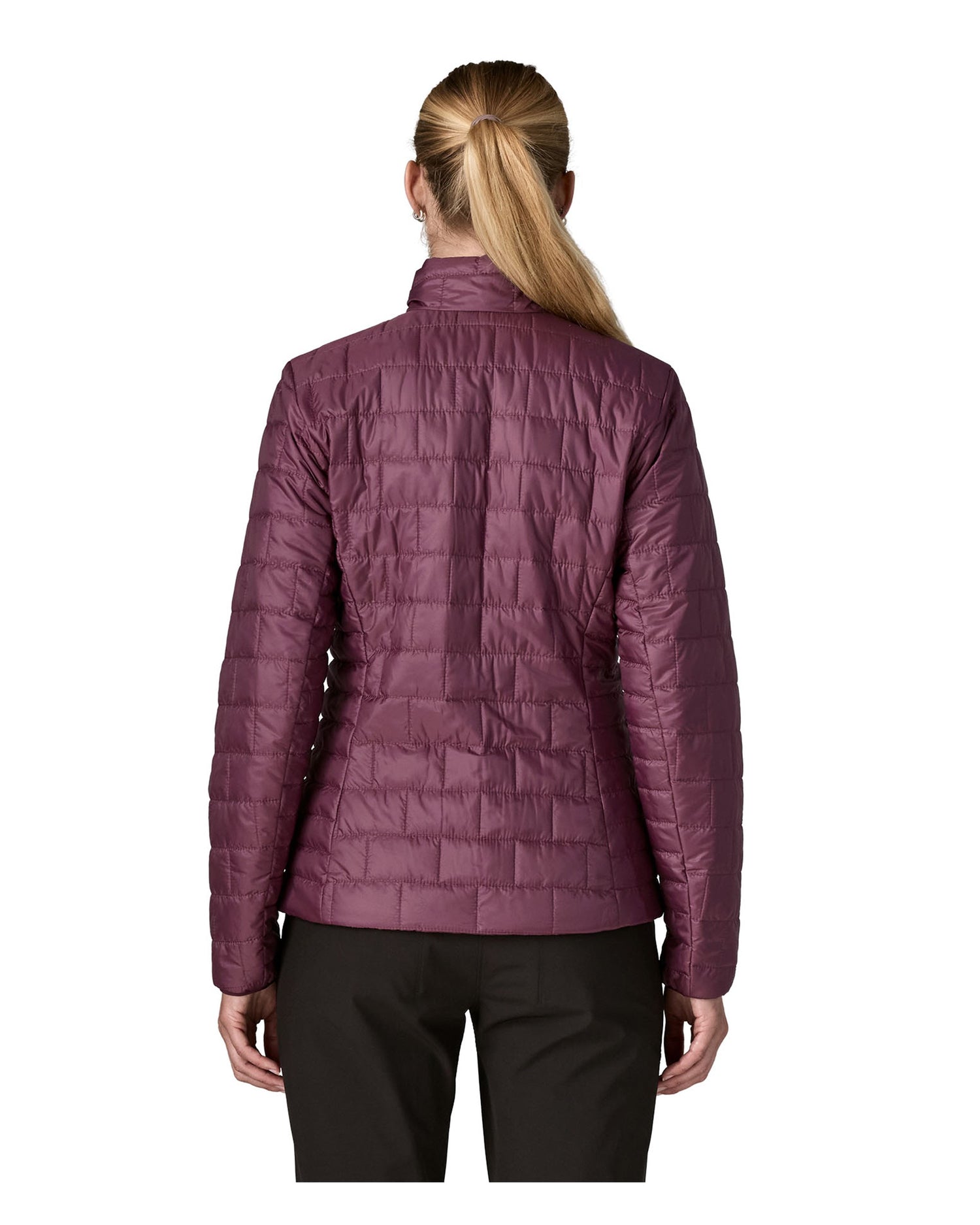 Nano Puff Jacket Womens - Berry Fig