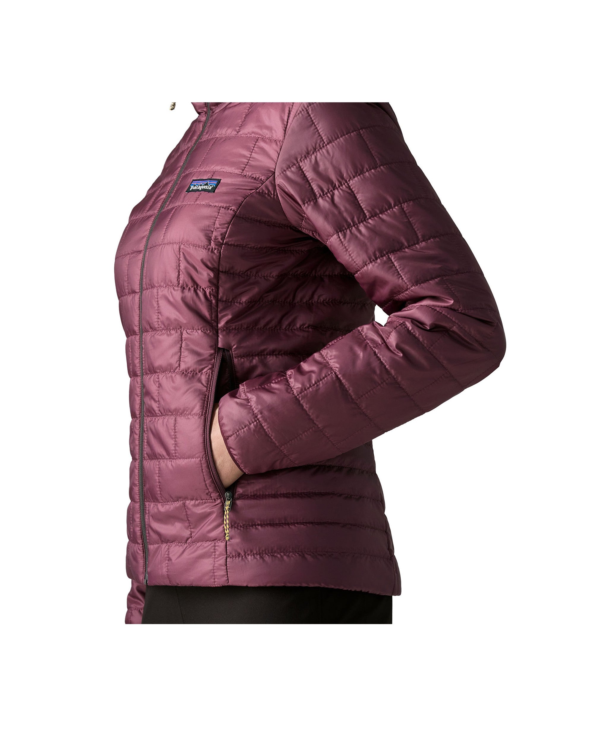 Nano Puff Jacket Womens - Berry Fig