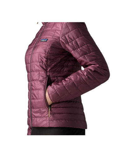 Nano Puff Jacket Womens - Berry Fig